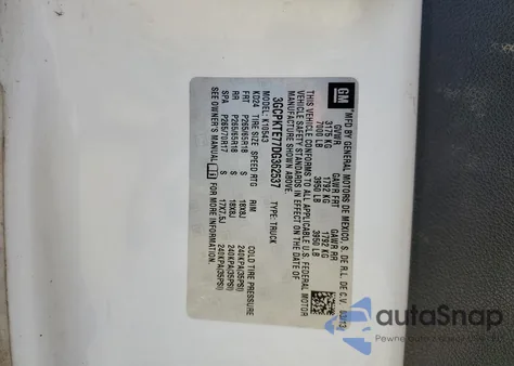 2013 Chevrolet Silverado K1500 Ltz из США, поврежденный, VIN 3GCPKTE77DG362537